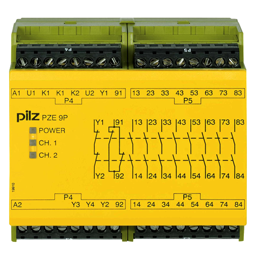 777140 New PILZ PZE 9P 24VACDC 8n/o 1n/c